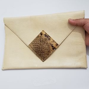 Vintage  leather purse enveDavid meheler for DAME